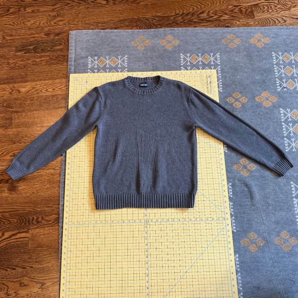 VINTAGE 90s Men's Cherokee sweater in gray sz S - Picture 3 of 7